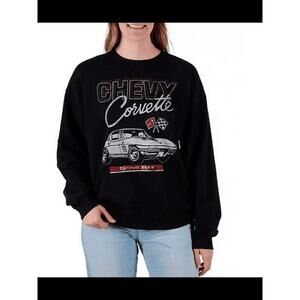 Chevy Corvette Black Graphic Sweatshirt 0012